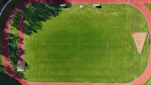 Stadion Weißenfels Luftaufnahme