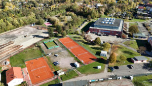 Stadion Weißenfels Luftaufnahme