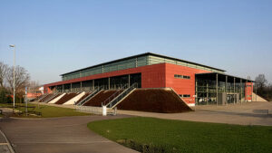 Stadthalle Weißenfels Seitenansicht