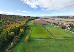 Sportplatz Leissling Luftaufnahme