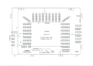 Bestuhlungsplan Tanzenveranstaltungen