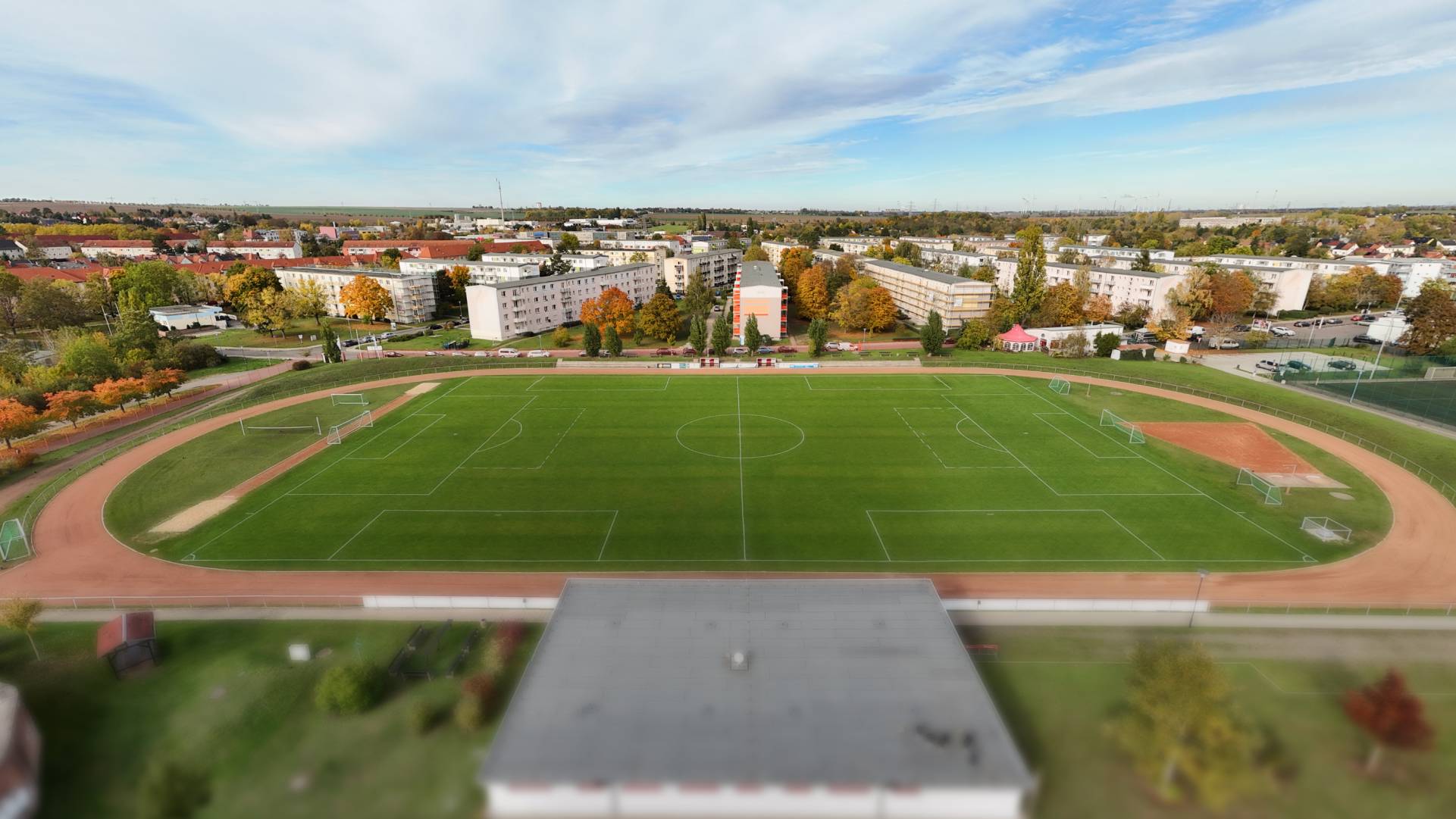Sportplatz Röntgenweg Luftbild